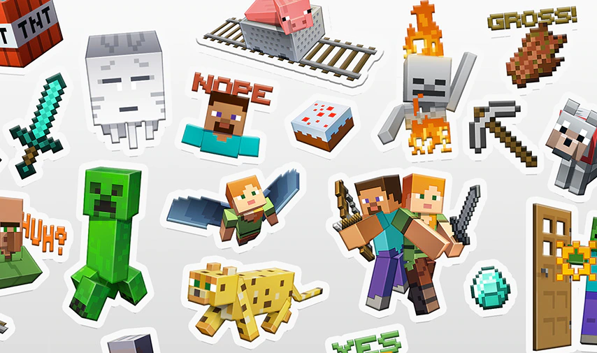 Add a Creative Touch to Your Devices With Minecraft Stickers